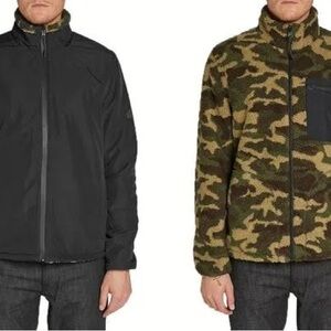Penfield Karstens Camo Fleece Black Men’s small NWT MSRP$159